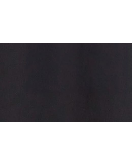 Karen Kane Black Puff Sleeve Linen Midi Shirtdress