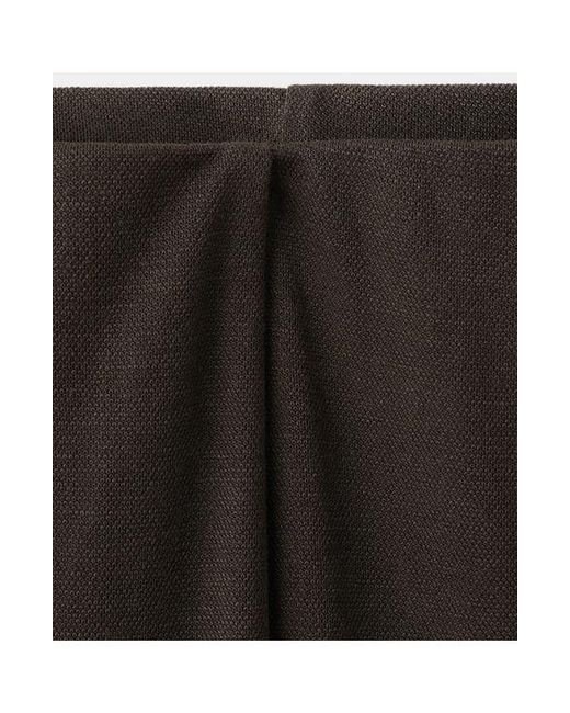 Mango Black Pull-On Straight Leg Pants