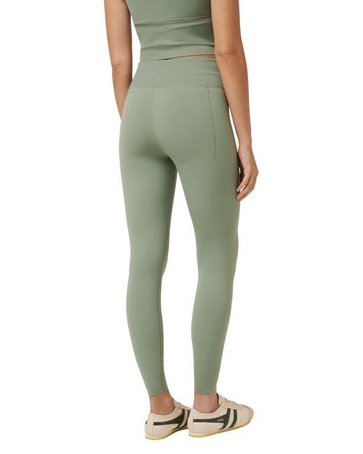 Travis Mathew Green Moveknit Drawstring Waist Leggings