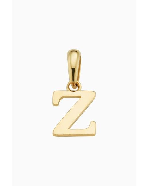 Oradina Metallic 14K My Letter Initial Pendant Charm