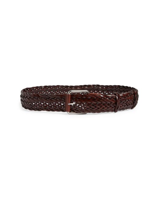 The Row Brown Woven Leather Belt