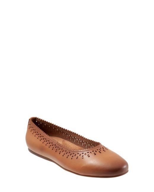 Softwalk® Brown Selma Cutout Ballet Flat