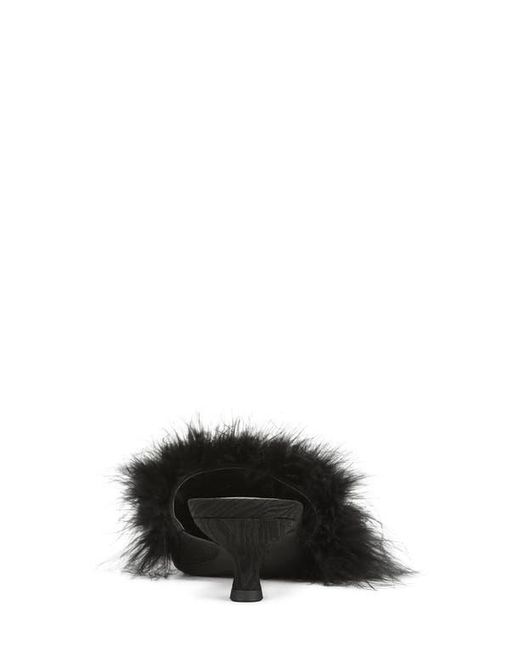 Circus by Sam Edelman Black Gemma Fluff Mule