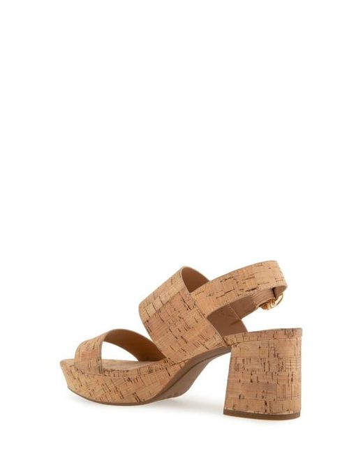 Aerosoles Brown Camera Platform Sandal