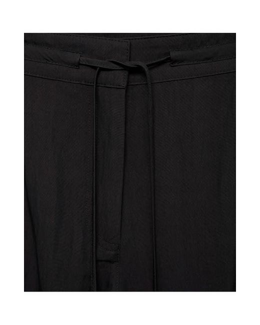 Mango Black Drawstring Cargo Pants