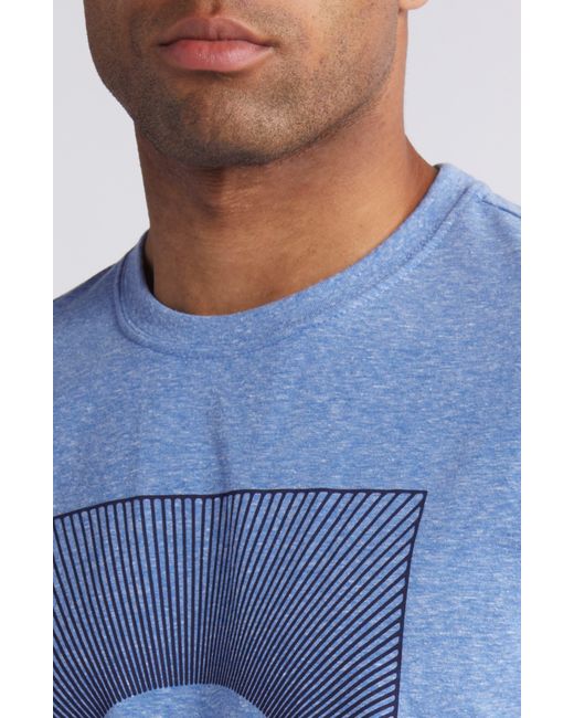 Threads For Thought Blue Desert Sunrise Graphic T-shirt for men
