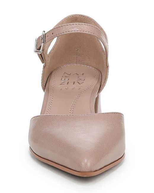 Naturalizer Pink Maddox Ankle Strap Pointed Toe Pump