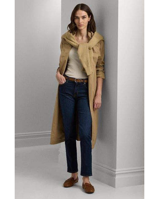 Ralph Lauren Blue Mid Rise Straight Leg Jeans