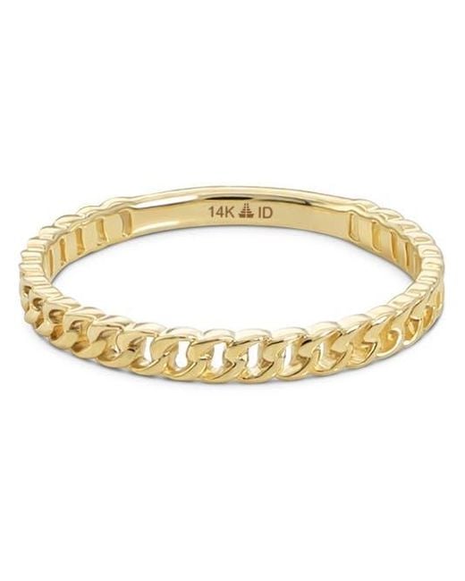 DEVATA Metallic Cuban Link Ring