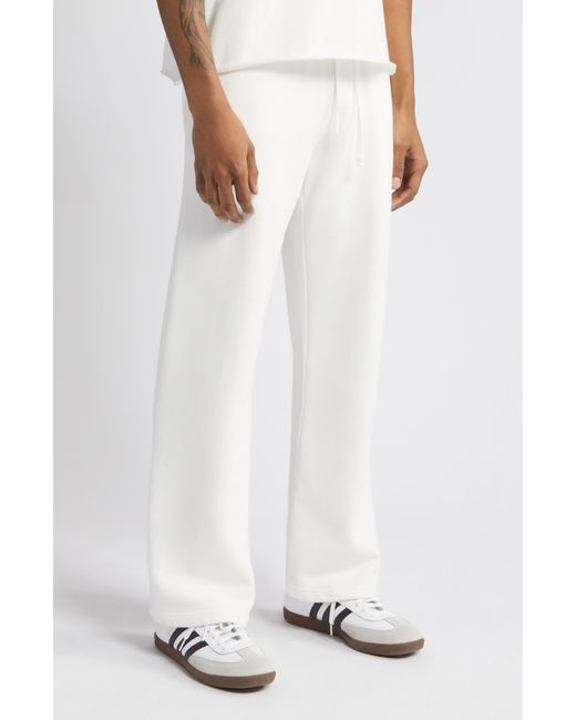Elwood White Core Cotton Straight Leg Sweatpants for men