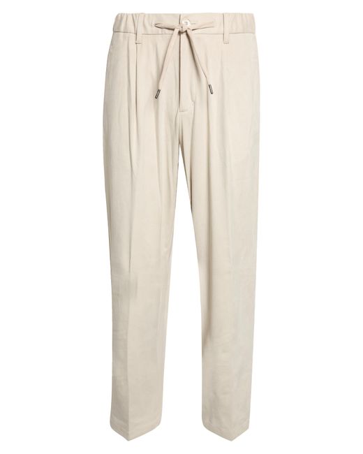Herno Natural Suede Effect Pants for men