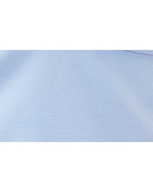Halogen® Blue Halogen(r) Twist Knit Top