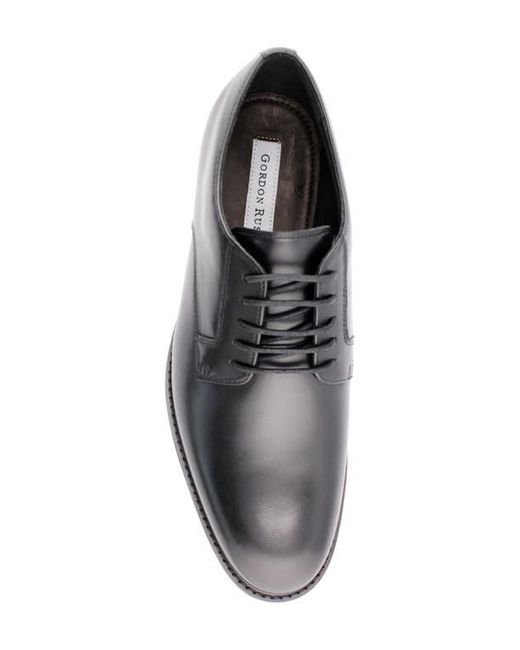 Gordon Rush Black Brody Plain Toe Derby for men