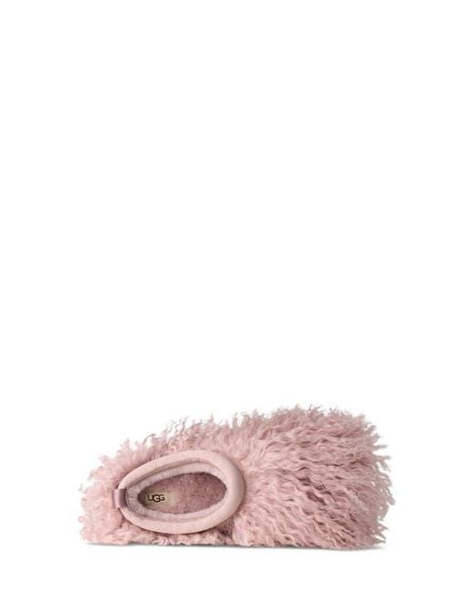 Ugg Pink Tazz Fluff Momma Genuine Shearling Slipper