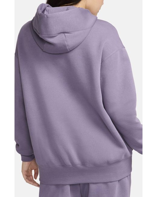 Nike Purple Sportswear Phoenix Oversize Fleece Hoodie