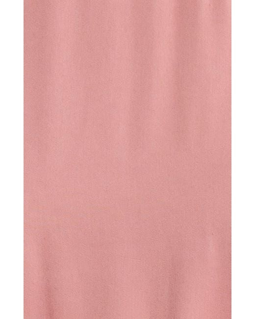 Cloth & Stone Pink Elastic Waist Top