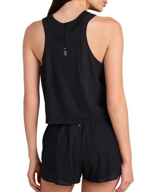 Rhone Black Lightspeed Performance Tank
