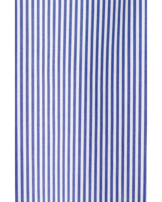 Dries Van Noten Blue Croom Stripe Button-Up Shirt for men