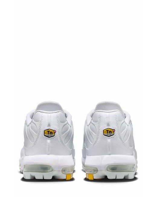 Nike White Air Max Plus Sneaker for men