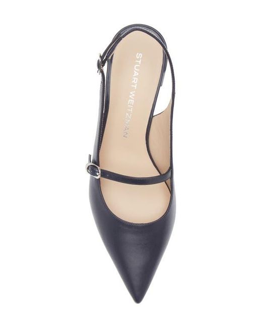 Stuart Weitzman Blue Emilia Mj Slingback Pump