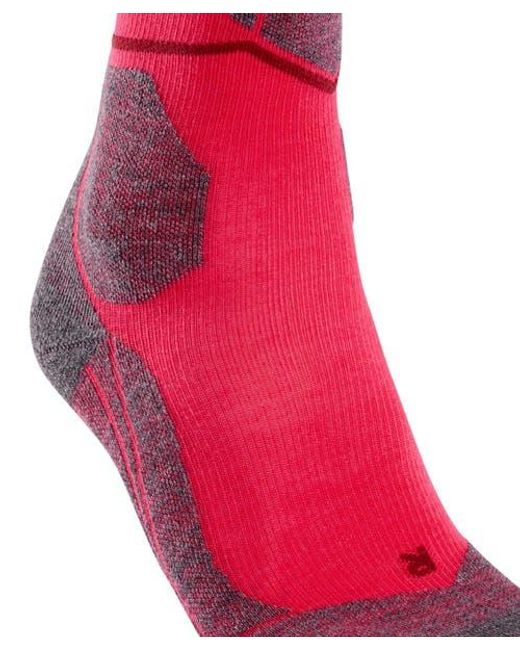 Falke Red Sk4 Advanced Compression Light Ski Socks