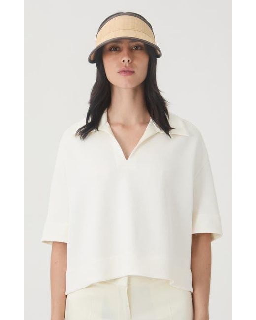 Eugenia Kim Natural Micky Raffia Visor
