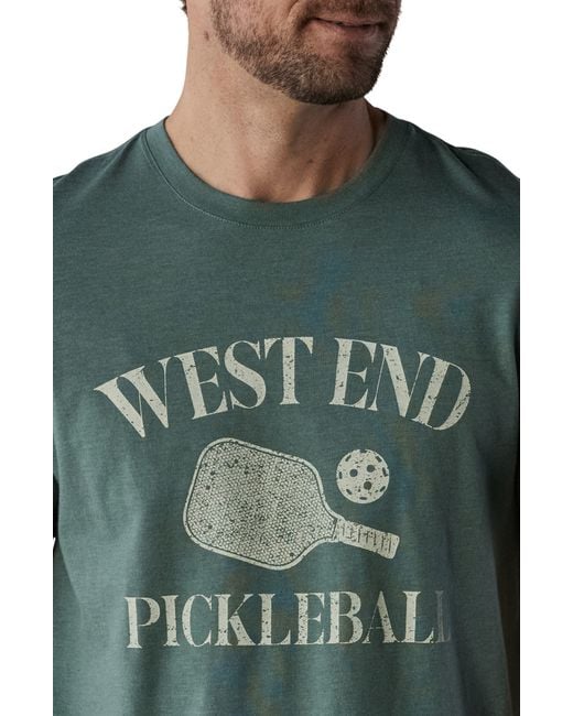 The Normal Brand Green West End Pickleball Graphic T-shirt for men