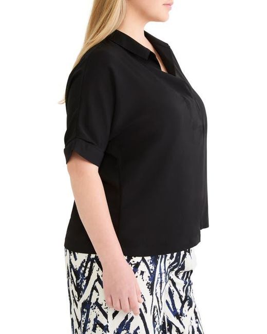 NIC+ZOE Black Devon Button-Up Shirt
