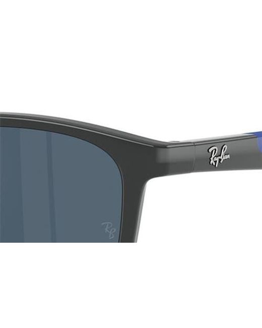 Ray-Ban Blue 49Mm Square Sunglasses for men