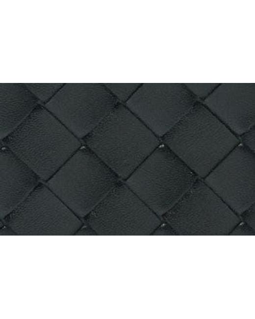 Bottega Veneta Black Intrecciato Leather Convertible Vanity Case