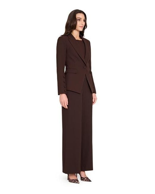 Tahari Brown Wide Leg Pants