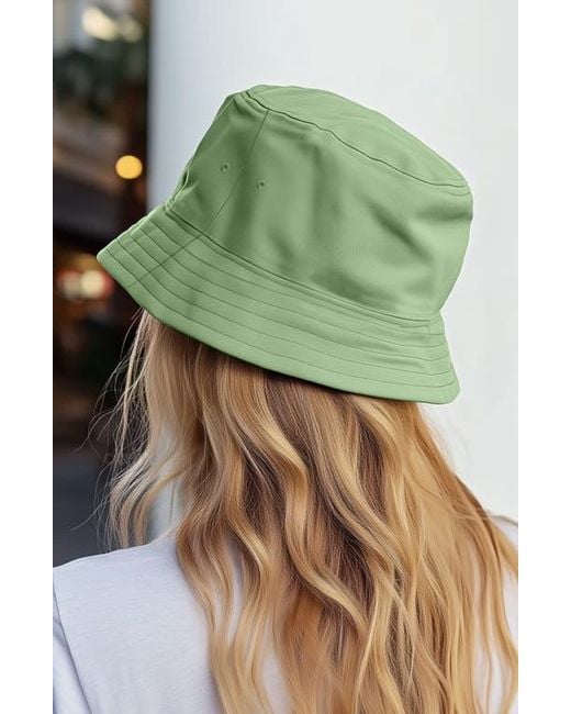 Alix Green Bow Bucket Hat