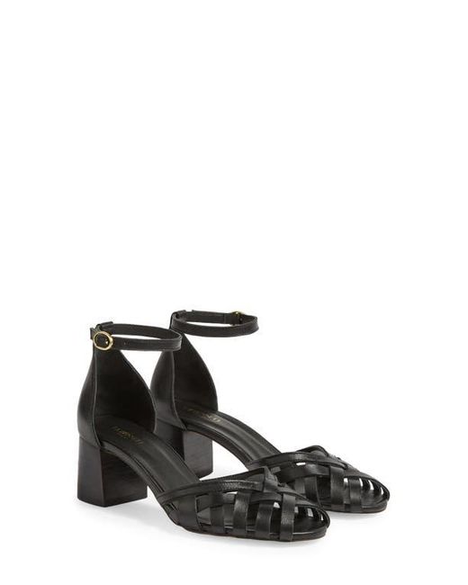 L.K.Bennett Black Noemia Ankle Strap Sandal
