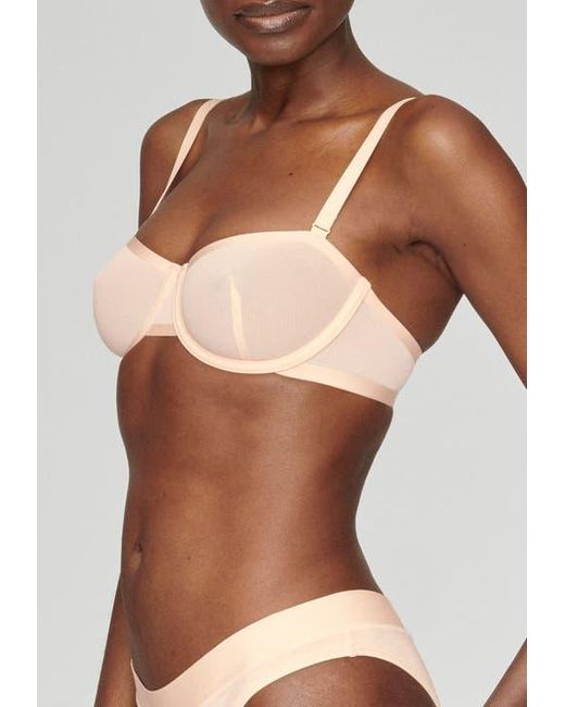 CUUP Natural The Balconette Mesh Underwire Bra