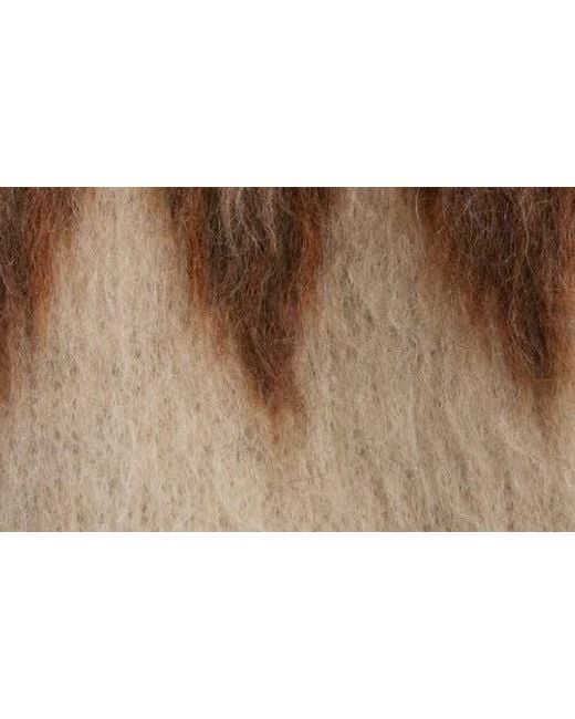 Isabel Marant Brown Natania Wool & Mohair Blend Fair Isle Sweater