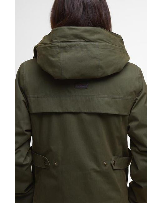 Barbour Black Bamburgh Hooded Waterproof Jacket