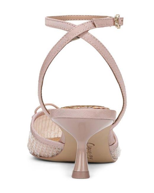 Circus by Sam Edelman Pink Rosetta Ankle Strap Pump