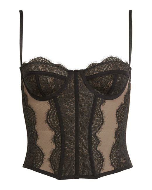 BDG Modern Love Corset Top in Black Lyst