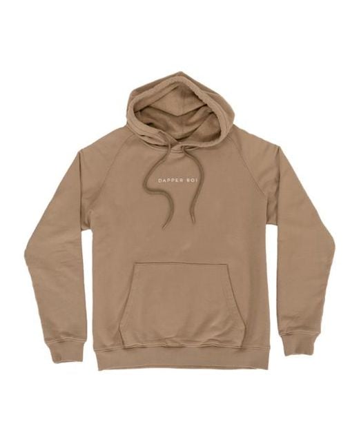 Dapper Boi Brown Pullover Hoodie for men