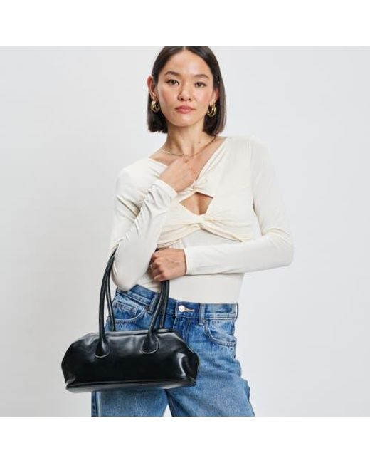 Moda Luxe Black Ninna Shoulder Bag