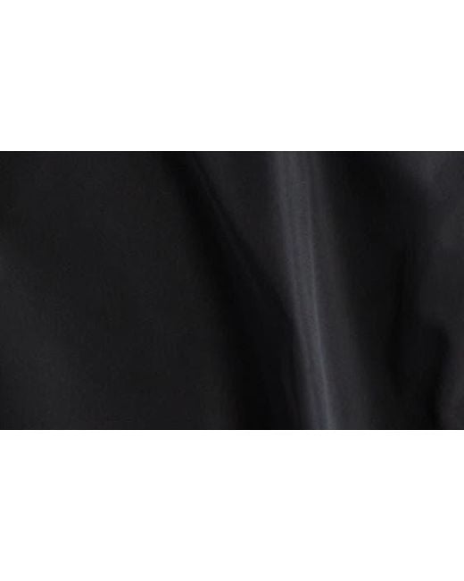 Alexander Wang Black Belted Nylon Car Coat
