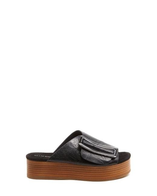 Kelsi Dagger Brooklyn Black Dover Platform Sandal