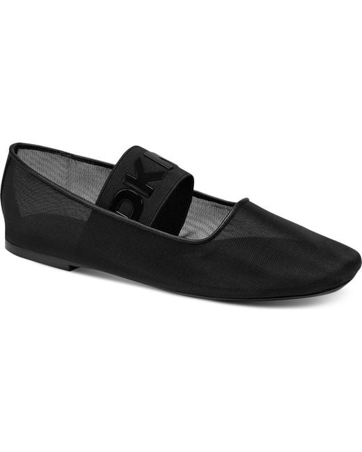 DKNY Black Dace Mesh Ballet Flat