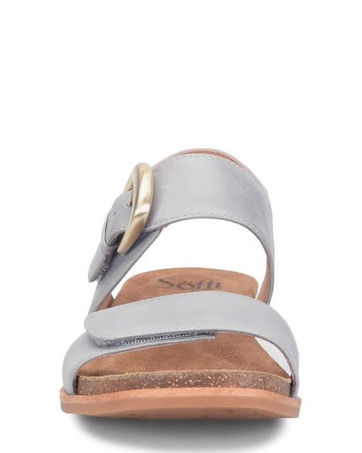 Söfft Metallic Peggie Wedge Sandal