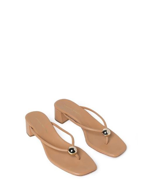 Loeffler Randall Natural Odessa Block Heel Sandal