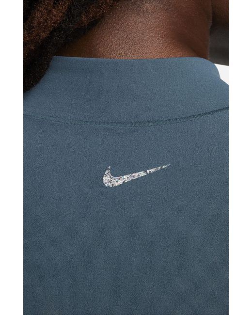 Nike Blue Yoga Dri-fit Luxe Fitted Jacket