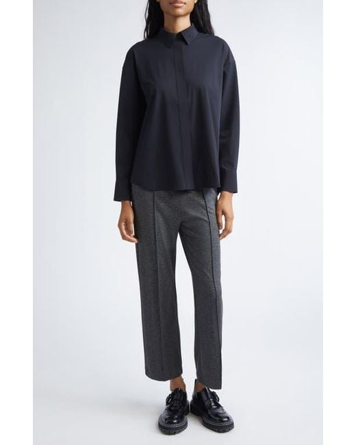 MM by Max Mara Black Ululo Button-Up Shirt