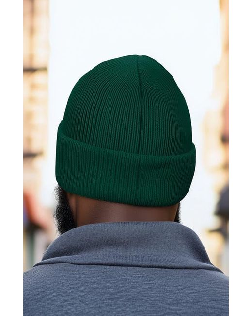Alix Green Molecule Beanie for men