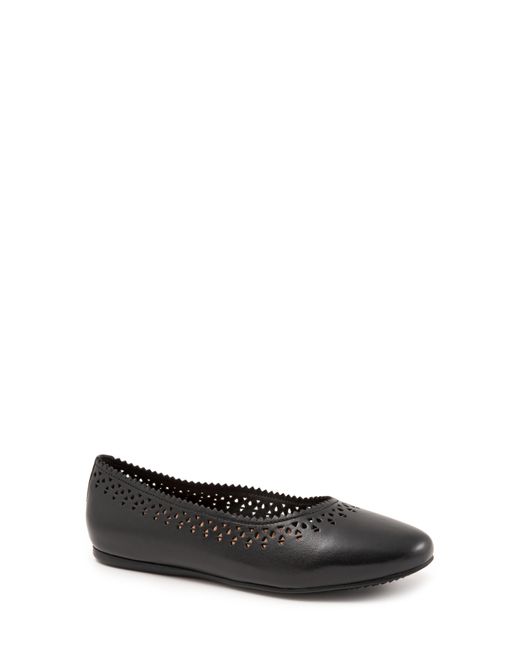 Softwalk® Black Selma Cutout Ballet Flat