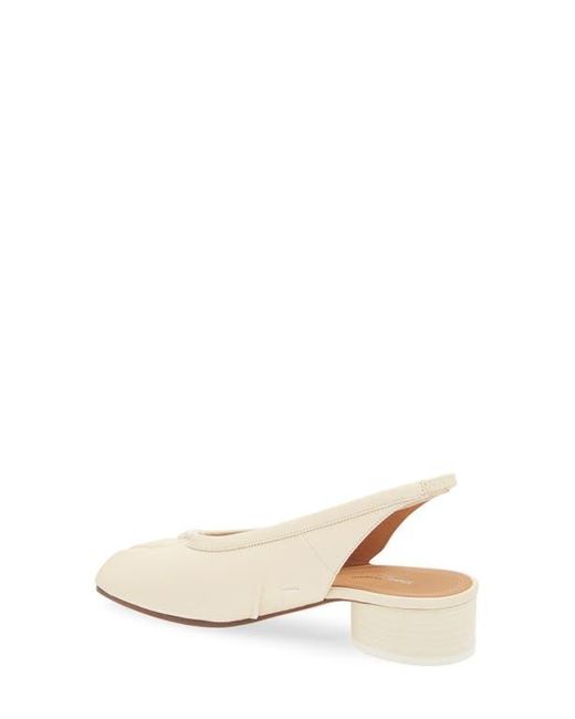 Maison Margiela Natural Tabi Slingback Pump